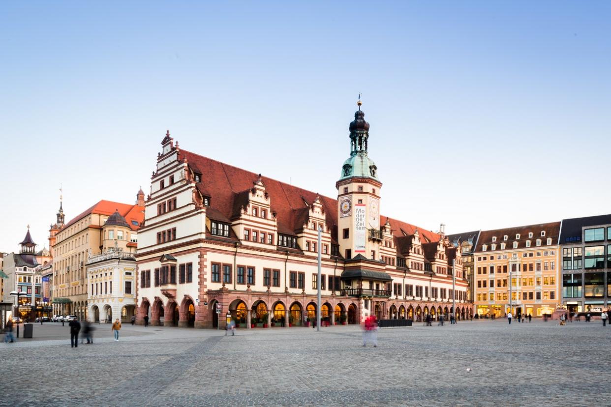 Old town hall and market place in Leipzig: Getty/iStockphoto