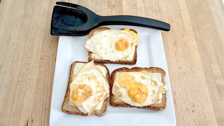 Eggs with spatula