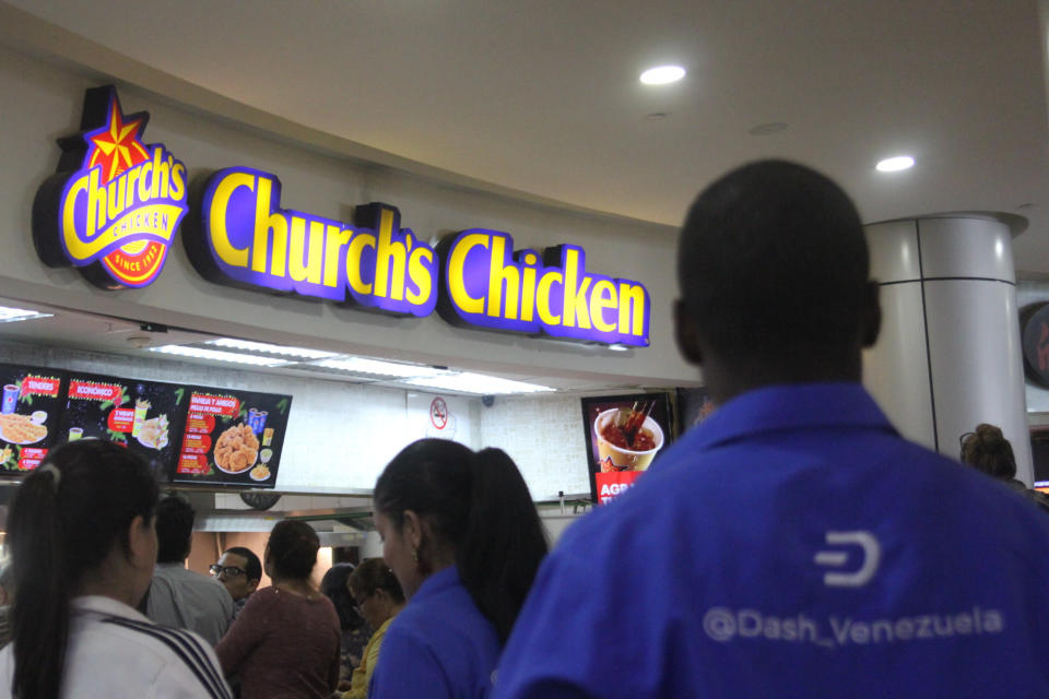 churchs chicken dash venezuela crypto