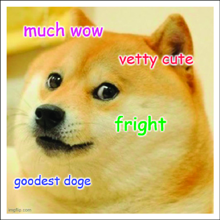 An example of a doge meme.<span class="copyright">CreativeCommons/ResearchGate</span>