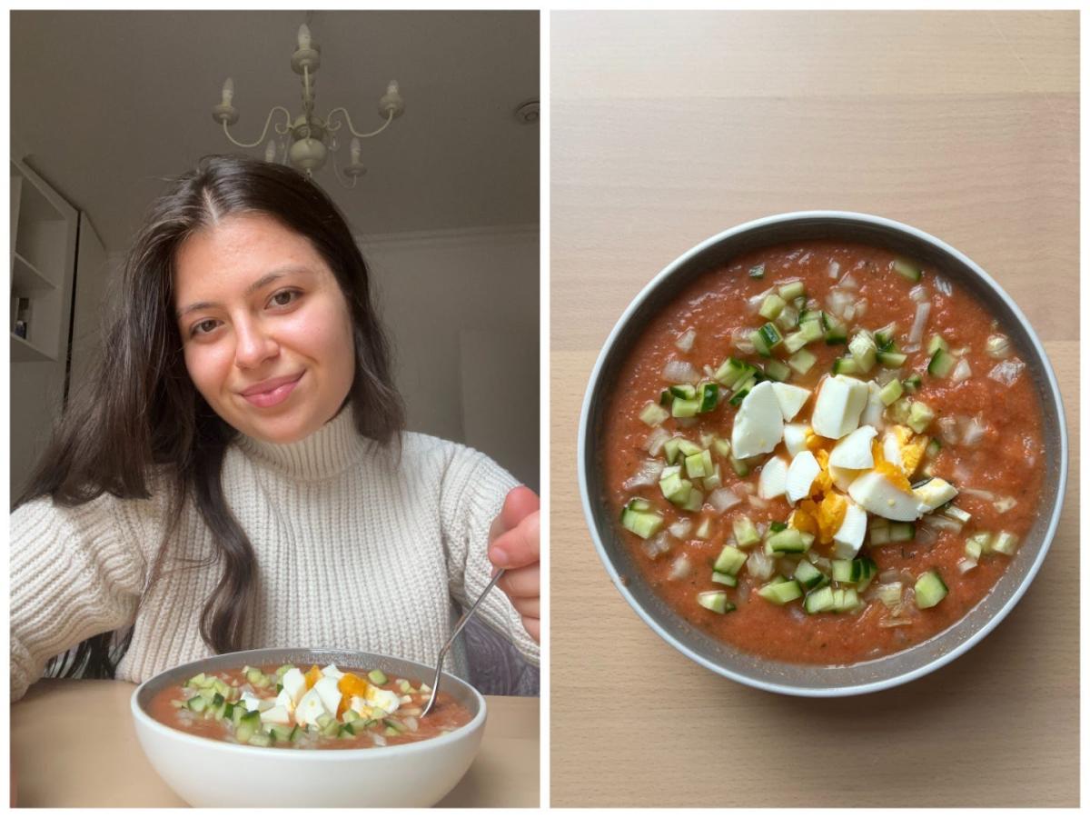 Creo que esta sopa española sin cocinar de 15 minutos es la comida perfecta para el verano.