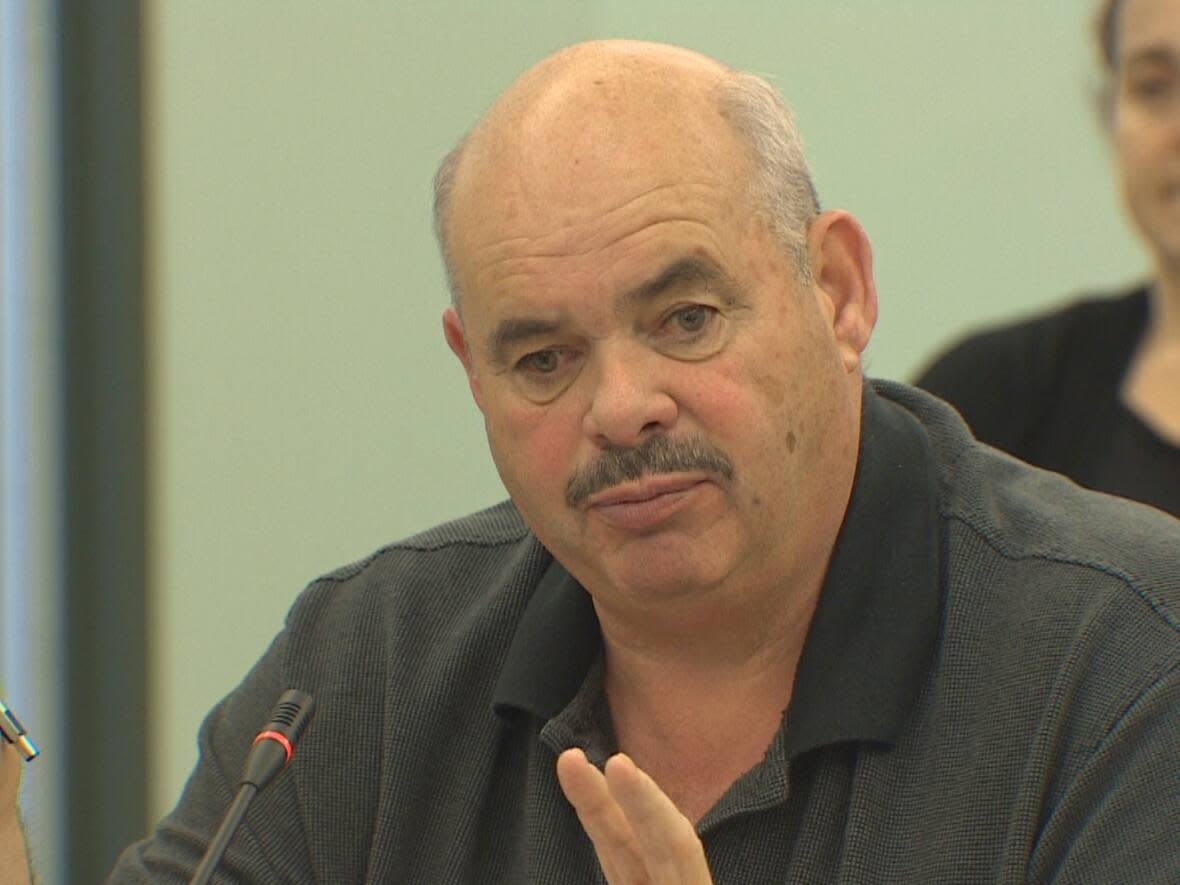 Osborne Burke, seen in this file photo, is president of the Nova Scotia Seafood Alliance. He says much is at risk for Shelburne County communities as wildfires threaten seafood facilities. (Mark Crosby/CBC - image credit)