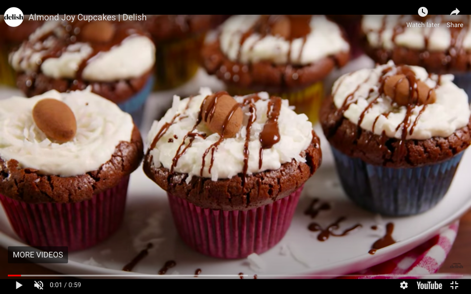 Almond Joy Cupcakes