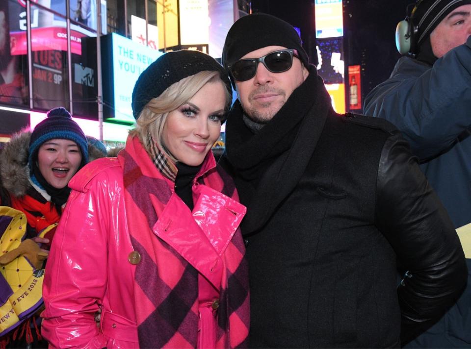 DONNIE WAHLBERG, JENNY MCCARTHY, New Years 2017