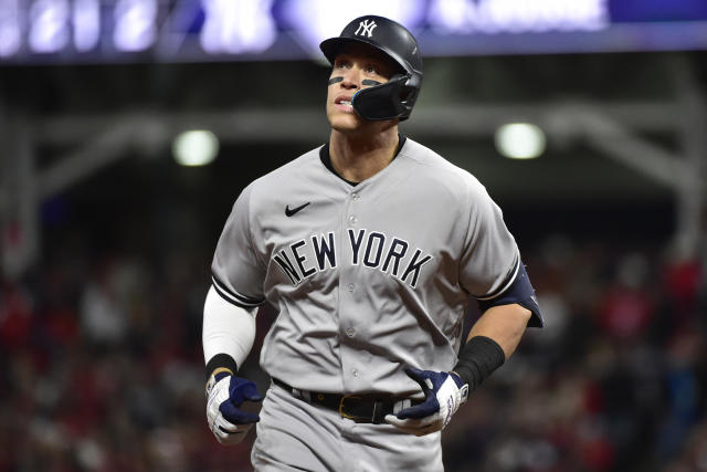 Yankees welcome Aaron Judge to three-homer club: 'Now we have nothing to  hold over his head