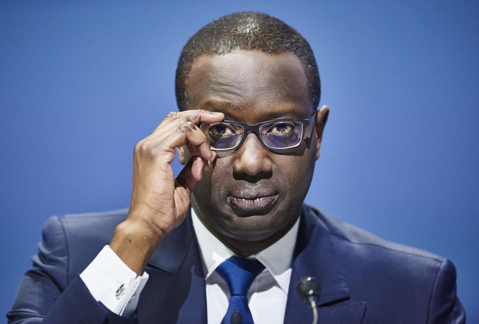 Pay rise: Credit Suisse chief executive officer Tidjane Thiam. Photo: Michael Buholzer/AFP/Getty Images