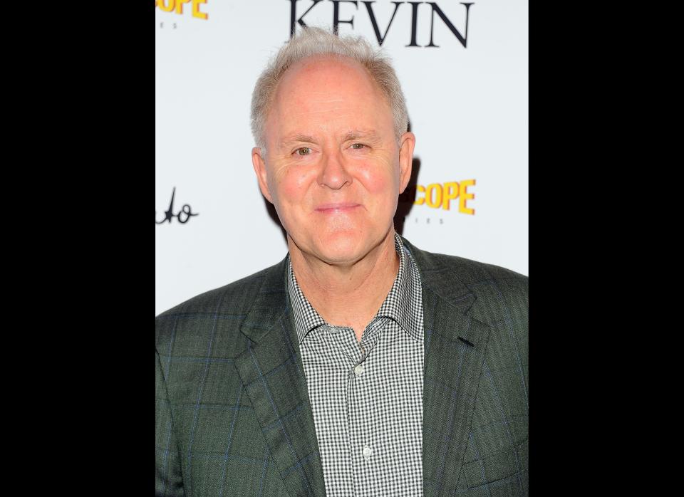"I guess I'm thankful for my book that's come out, 'Drama: An Actor's Education.'  It's done so well and every chance I get, I promote it." -- John Lithgow (Photo: Getty Images)