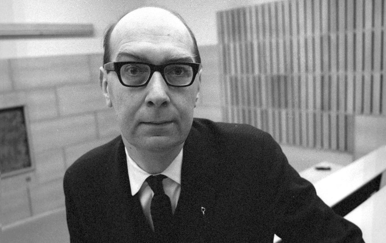 Forthright: Philip Larkin at Hull University in 1966 - Topfoto