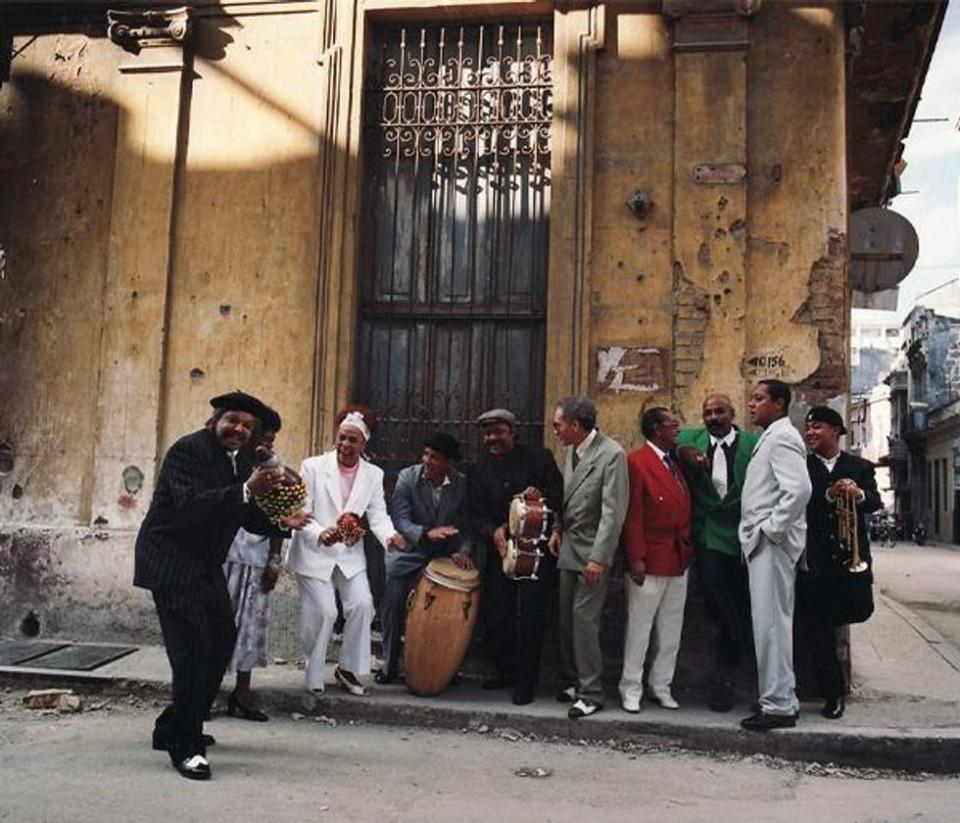 Buena Vista Social Club on a Havana Cuba street