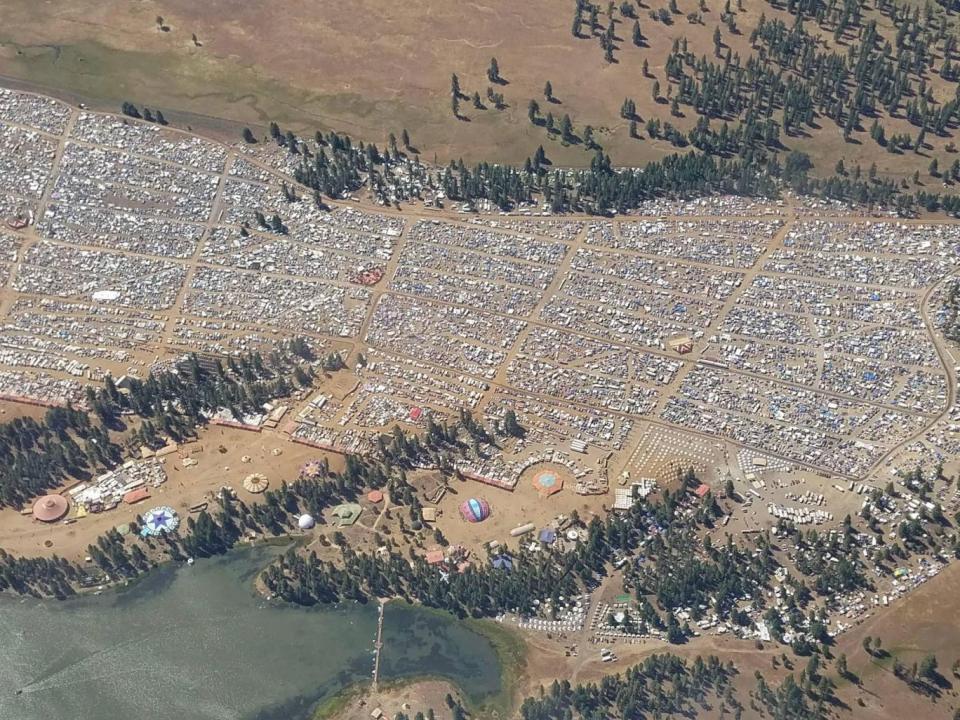 The festival, near Prineville, lies in the path of totality (Prineville Police Department )