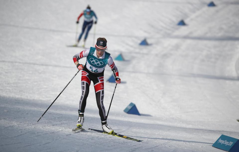 A wrong turn cost Theresa Stadlober a likely medal in the Olympics’ final women’s cross-country race. (Reuters)