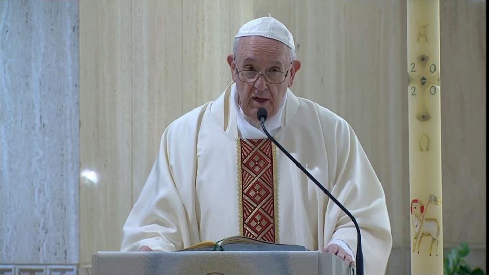 天主教教宗方濟各(Pope Francis)呼籲，要求保護環境，並說冠狀病毒大流行已經顯示，全球必須對某些挑戰做岀回應。(圖/推特)