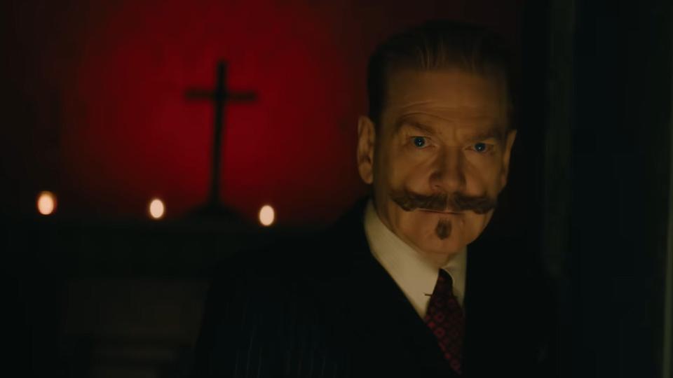 Kenneth Branagh as Hercule Poirot in A Haunting in Venice