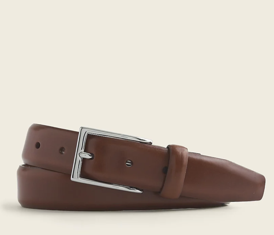 Italian Leather Dress Belt