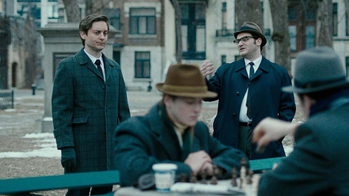 Tobey Maguire Gets Recruited for a Chess War in 'Pawn Sacrifice' Clip