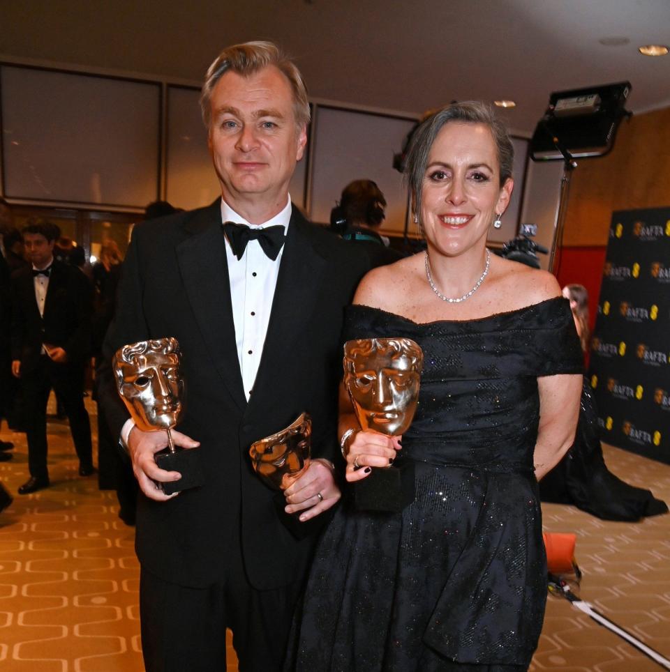 Nolan and producer Emma Thomas