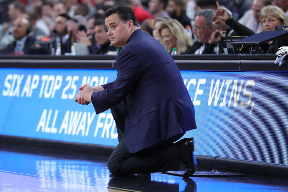 Sean Miller head coach of the Arizona Wildcats