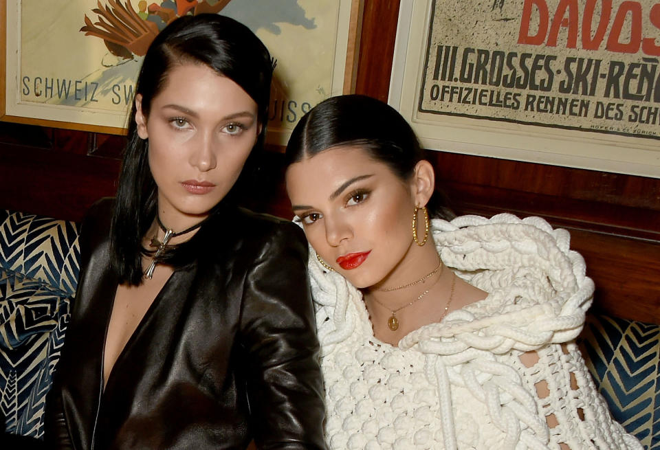 Bella Hadid and Kendall Jenner. (Photo: Getty Images)