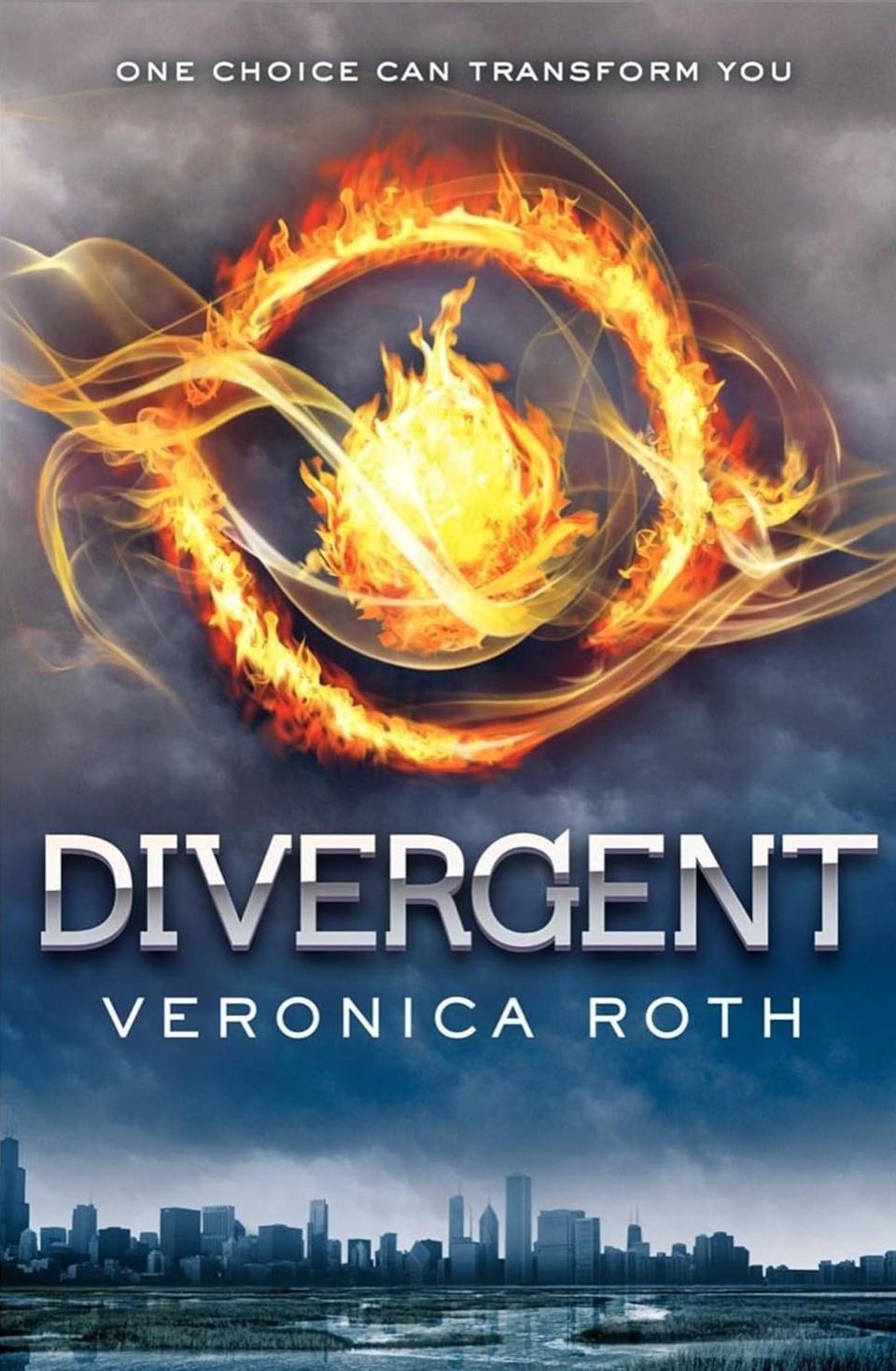 The cover of "Divergent" by Veronica Roth.