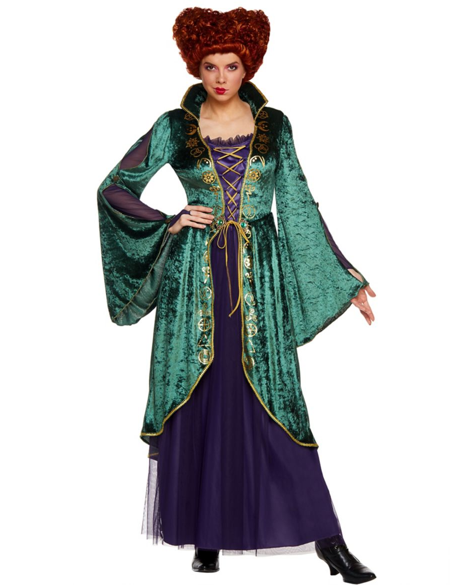 Winifred Sanderson Hocus Pocus costume. Image via Spirit Halloween. 