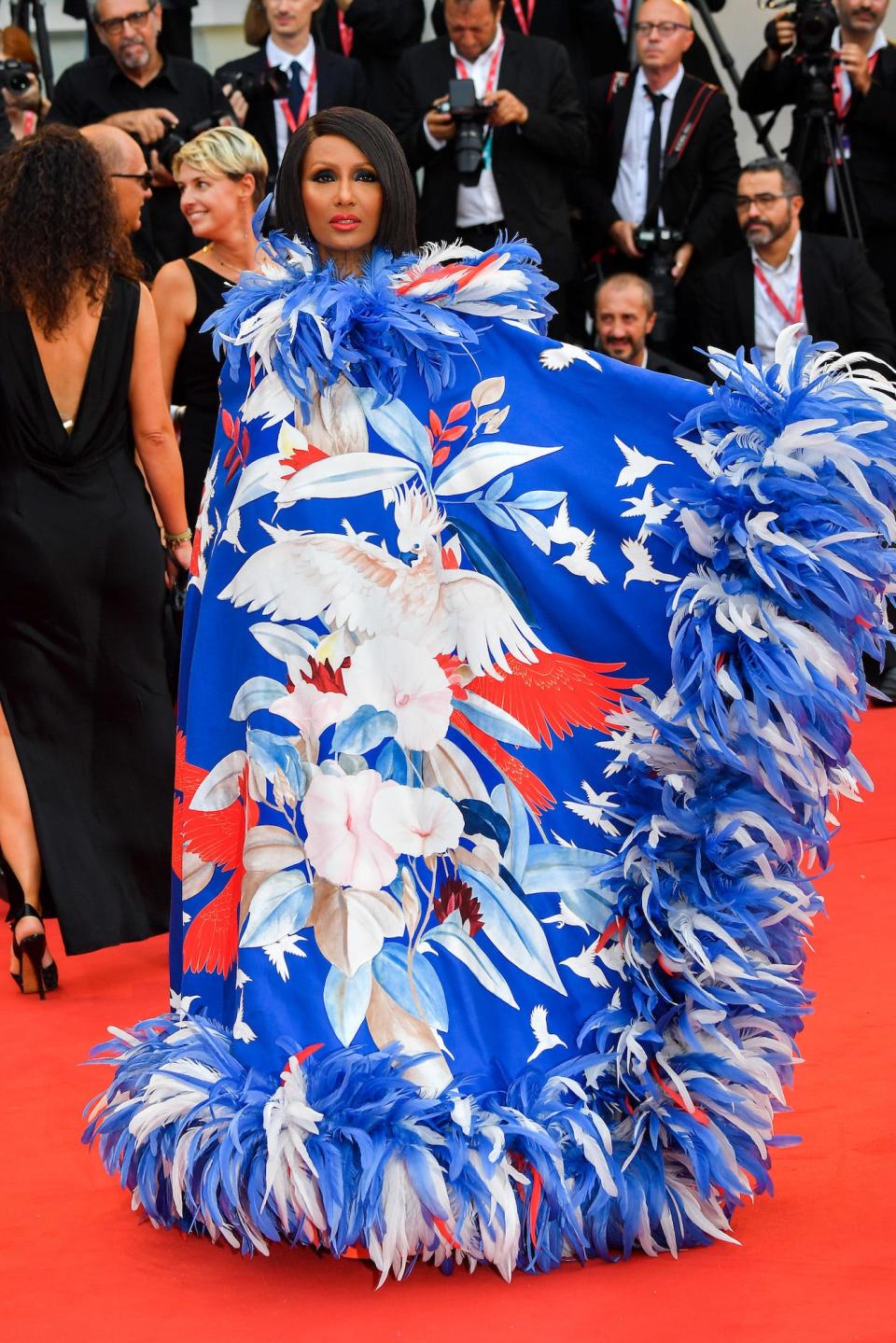 Iman at the 2019 Venice Film Festival