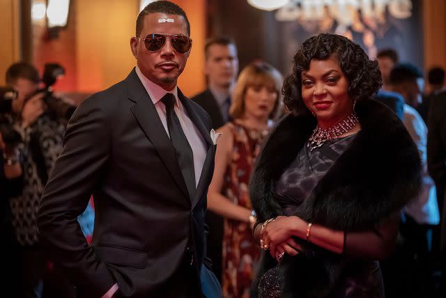 <p>FOX via Getty</p> (L-R) Terrence Howard and Taraji P. Henson on Empire.