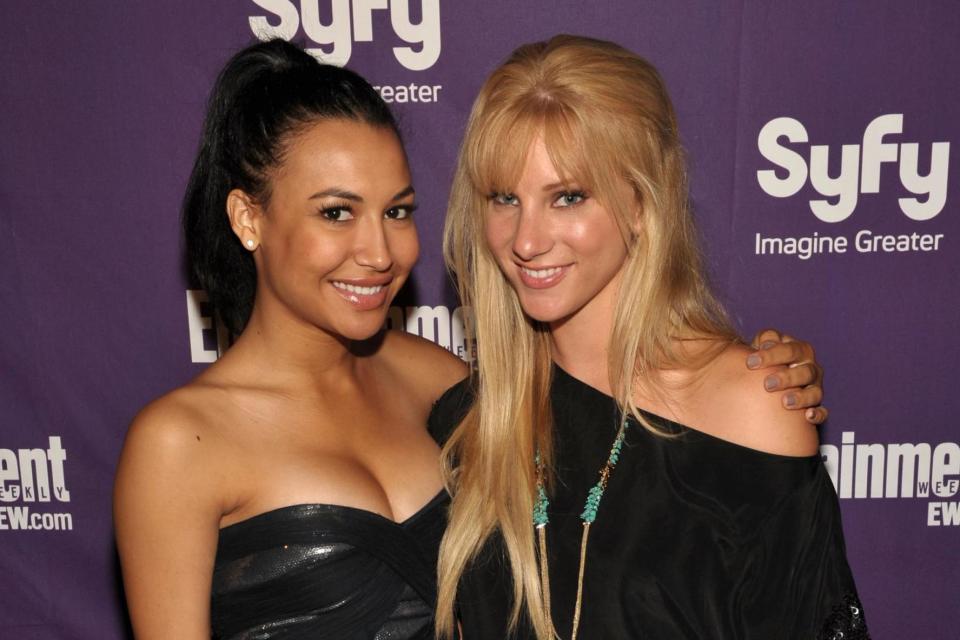 Naya Rivera and Heather Morris at the EW and SyFy party during Comic-Con 2010 on 24 July 2010 in San Diego, California: John Shearer/Getty Images for EW