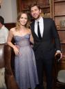 <p>The actors were <a href="http://www.digitalspy.com/showbiz/news/a317998/john-krasinski-loved-emily-blunt-at-first-sight/" rel="nofollow noopener" target="_blank" data-ylk="slk:introduced;elm:context_link;itc:0" class="link ">introduced</a> by Blunt's Devil Wears Prada costar, Anne Hathaway. For Krasinski, it was love at first sight. </p><p>'It was one of those things where I wasn’t really looking for a relationship and I was thinking I’m going to take my time in L.A. Then I met her and I was so nervous. I was like, Oh god, I think I’m going to fall in love with her. As I shook her hand I went, "I like you."'<br></p>