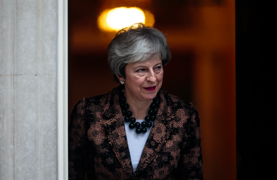 <em>Theresa May has resisted any demand to rule out a no deal Brexit (Getty)</em>
