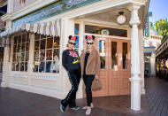 <p>The Hilton sisters went "undercover" as they enjoyed a holiday retreat to Disneyland on Tuesday. </p>