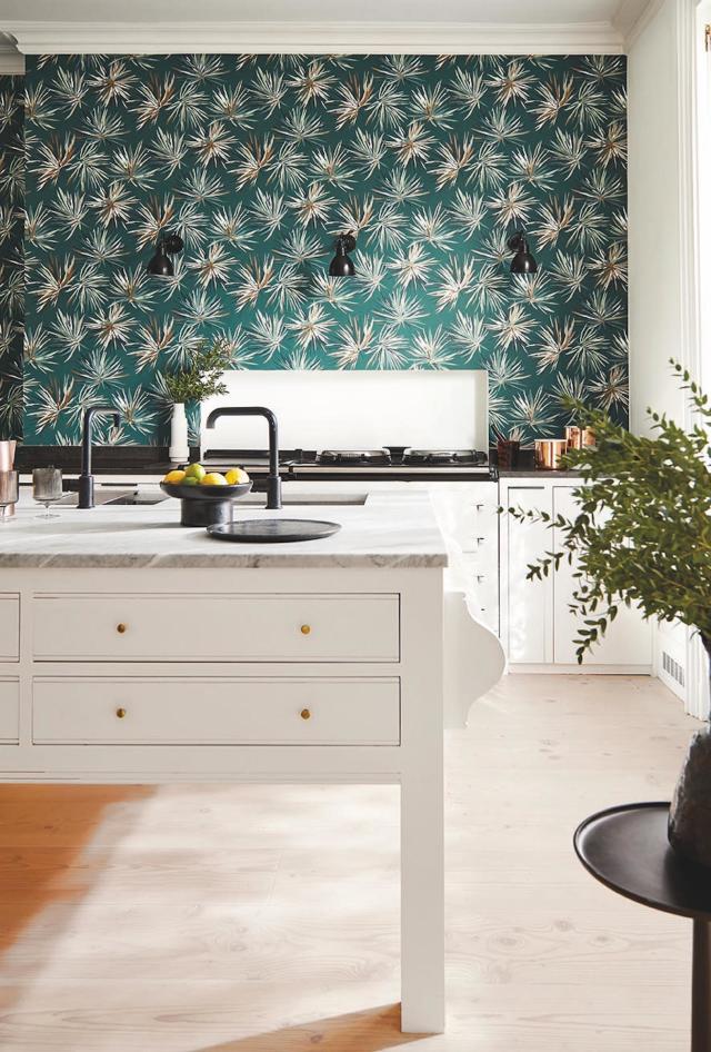 Country kitchen wallpaper – ideas to add charm and character