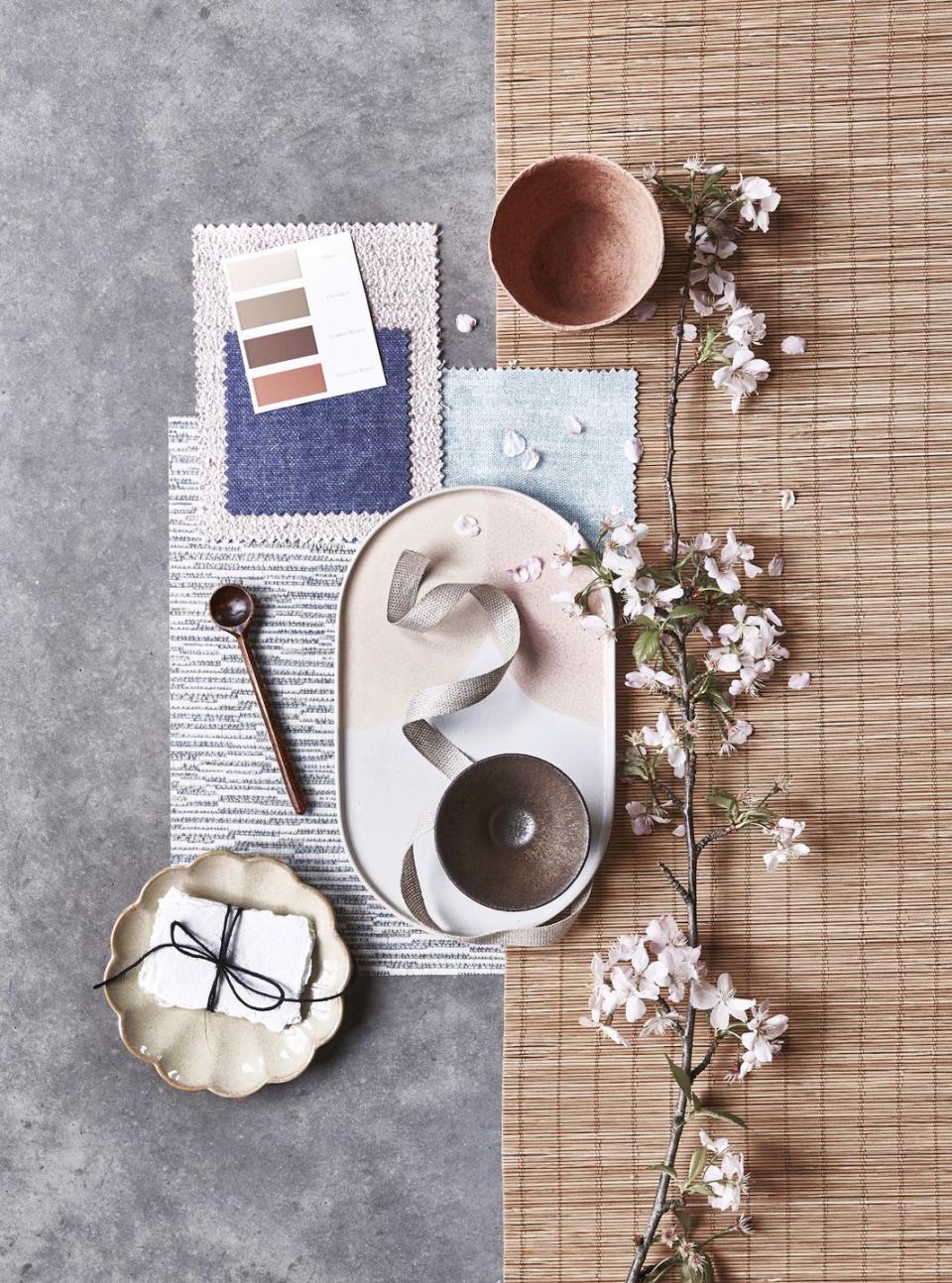 <p>It’s all about natural textures, beautiful details and the most delicate of shades to recreate this easy-to- live with Japanese Scandi fusion.</p><p>READ MORE: <strong><a href="https://www.housebeautiful.com/uk/decorate/a35383663/how-to-make-moodboard/" rel="nofollow noopener" target="_blank" data-ylk="slk:How to make a moodboard: an interior stylist's 6 top tips to help you plan your perfect scheme;elm:context_link;itc:0;sec:content-canvas" class="link ">How to make a moodboard: an interior stylist's 6 top tips to help you plan your perfect scheme</a></strong></p>