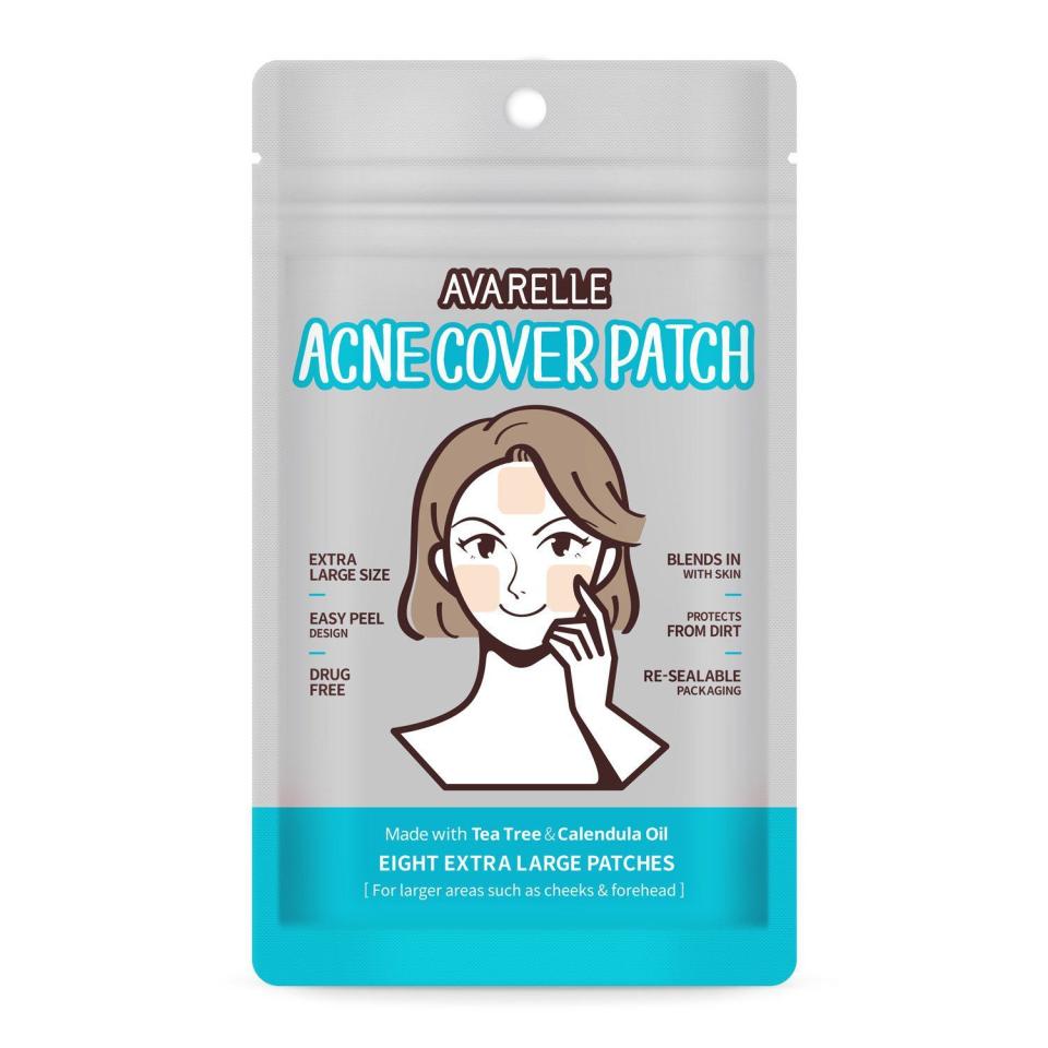 <p><strong>Avarelle</strong></p><p>amazon.com</p><p><strong>$8.49</strong></p><p>If you suffer from pimples on your back or your chest, this is the product for you. The XL hydrocolloid patches are large enough to cover a major breakout, regardless of where it might flare up, thanks to soothing tea tree and calendula oil. </p>