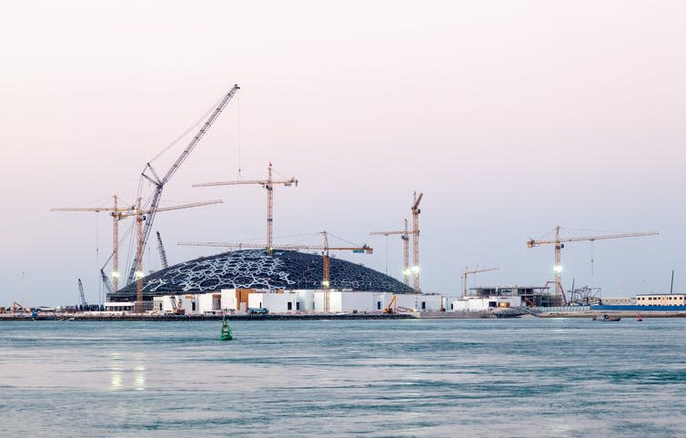 <span class="caption">Will the new Louvre in Abu Dhabi be home to Salvator Mundi?</span> <span class="attribution"><span class="source">Philip Lange via Shutterstock</span></span>