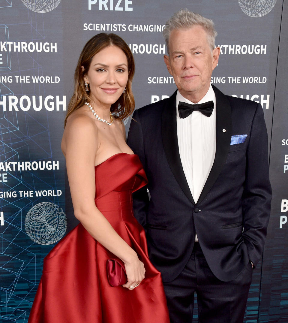 Katharine McPhee and David Foster