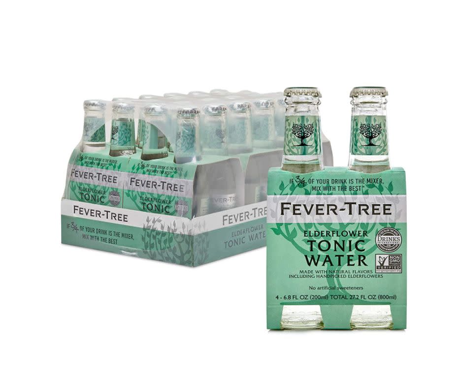 &ldquo;I&rsquo;m a huge gin and tonic drinker and I love all the tonics that are coming out, so I usually always have a few in stock. One of my favorites for spring and summer is the Fever-Tree Elderflower. I also like a classic Indian tonic.&rdquo;<br /><br /><strong><a href="https://amzn.to/3eEJByv" target="_blank" rel="noopener noreferrer">Get the Fever-Tree Elderflower Tonic Water (Pack of 24) for $29.94.</a></strong>