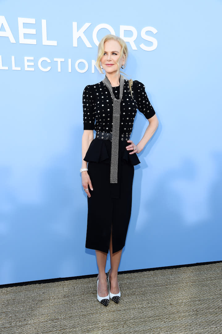 Nicole Kidman at the Michael Kors September 2019 show during NYFW