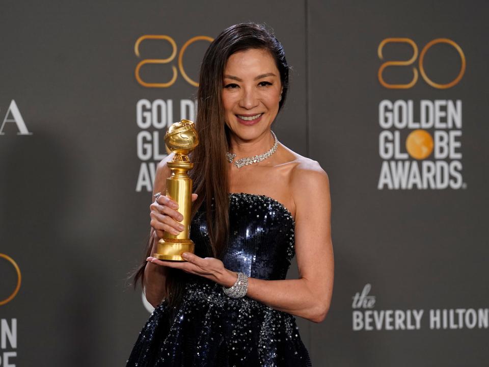 Michelle Yeoh wins the Golden Globe for best actress