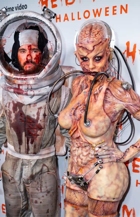 Tom Kaulitz y Heidi Klum en Halloween 2019