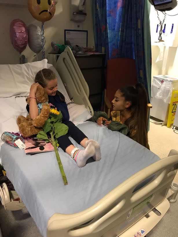 ‘Enthusiastic’ Ariana was keen to spend time with victims like Lily.