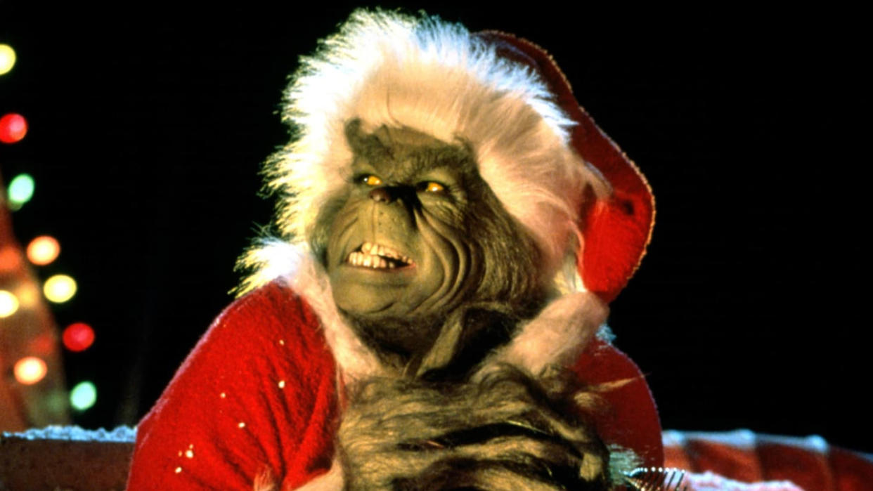  Jim Carrey as the Grinch in How The Grinch Stole Christmas. 