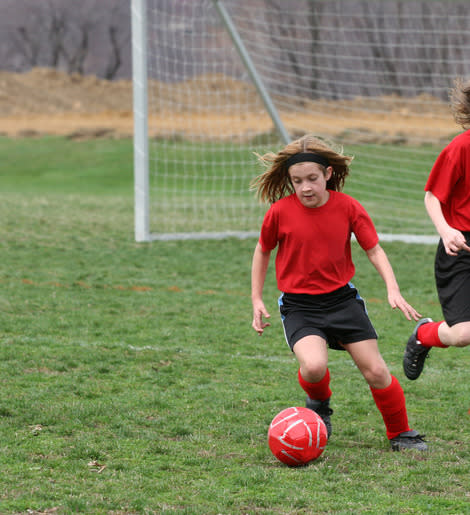 kids playing soccer