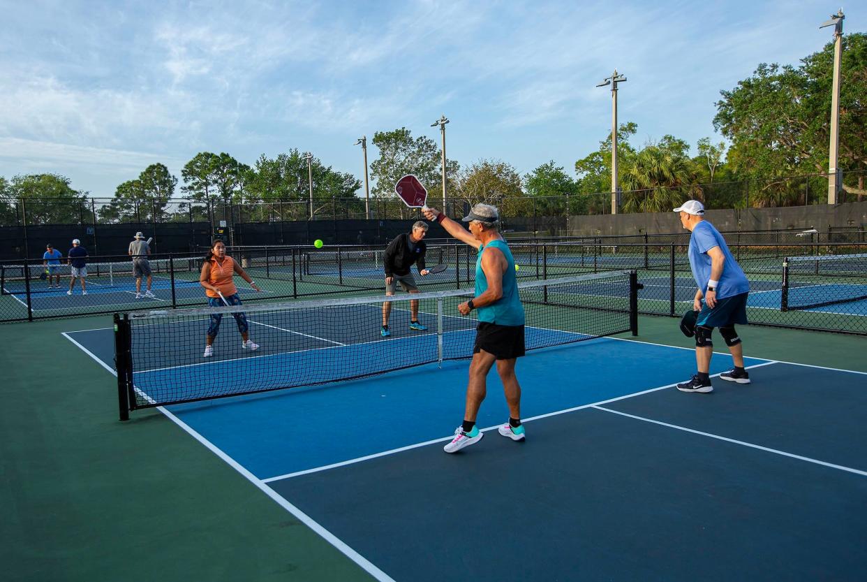 Palm Beach County's Okeeheelee Park west of West Palm Beach features six courts.