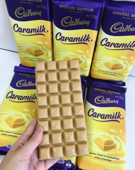 Love white chocolate? Love caramel? This bar is for you. Photo: Instagram/foodfindsgeelong