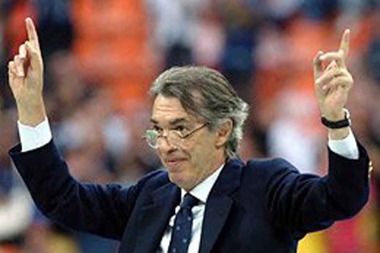 Massimo Moratti, de Inter, otro de los que lideraron el primer movimiento de grandes clubes de Europa para enfrentar a la FIFA