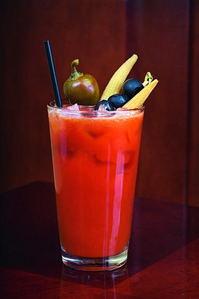 The Dark and Bloody Mary from Peggy Noe Stevens makes a nice alternative to a day of Mint Juleps
