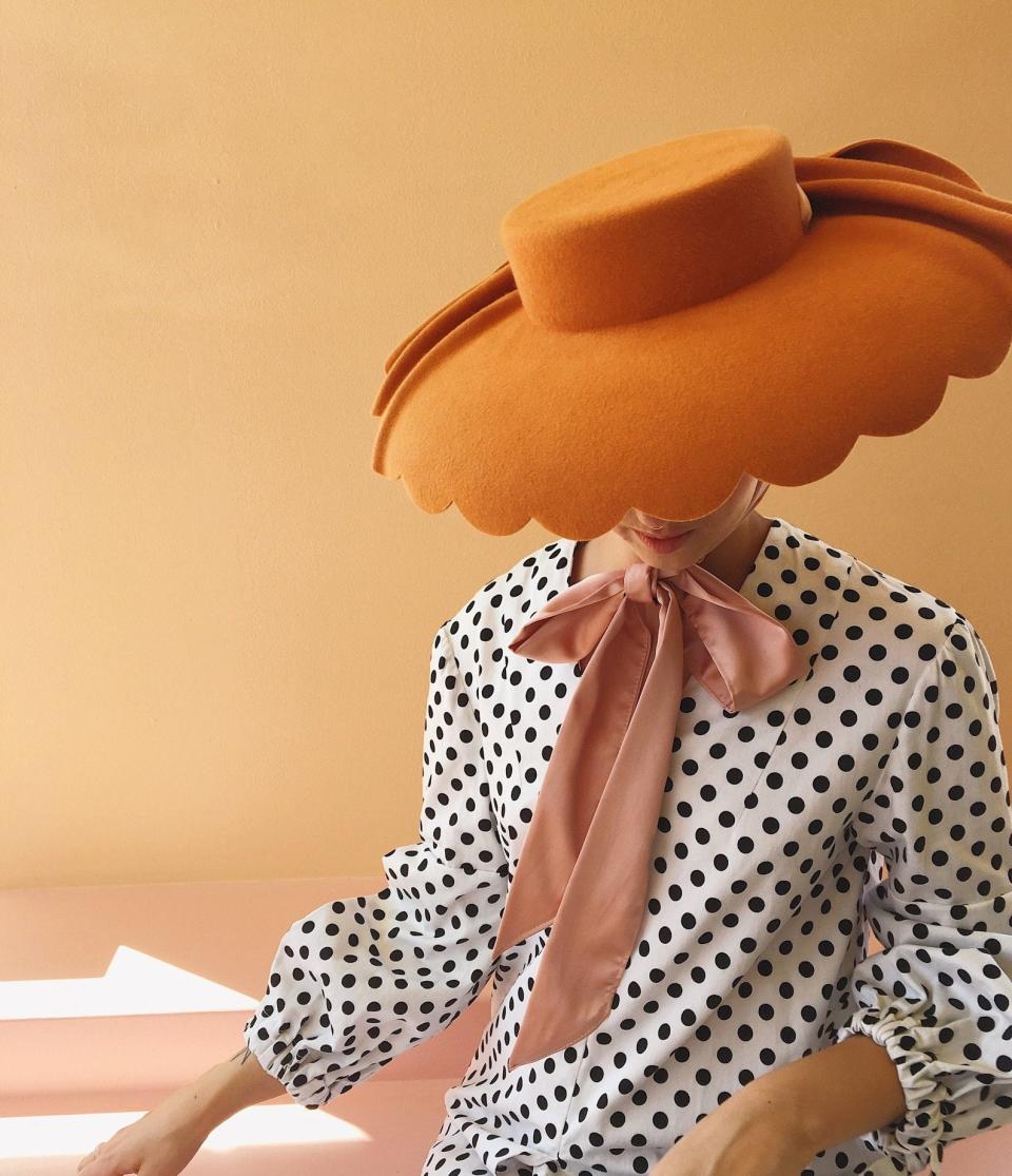 Scalloped Derby Hat 