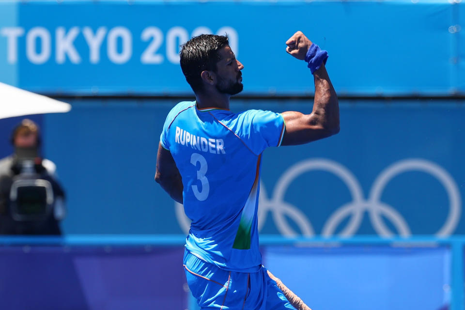 Tokyo 2020 Olympics - Hockey - Men - Rupinder Pal Singh of India