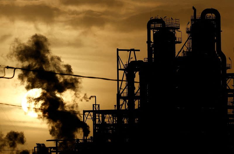 FILE PHOTO: French oil giant Total refinery in Donges