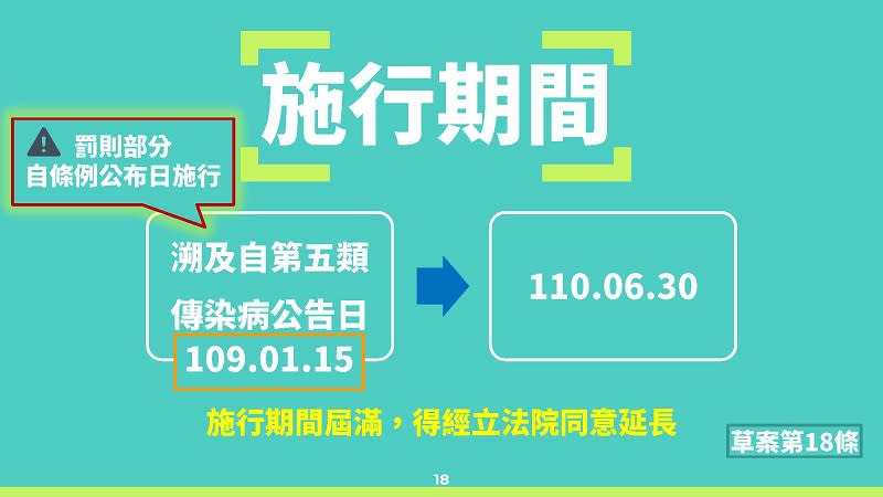 「嚴重特殊傳染性肺炎防治及紓困振興特別條例」草案 加重散播疫情謠言責罰